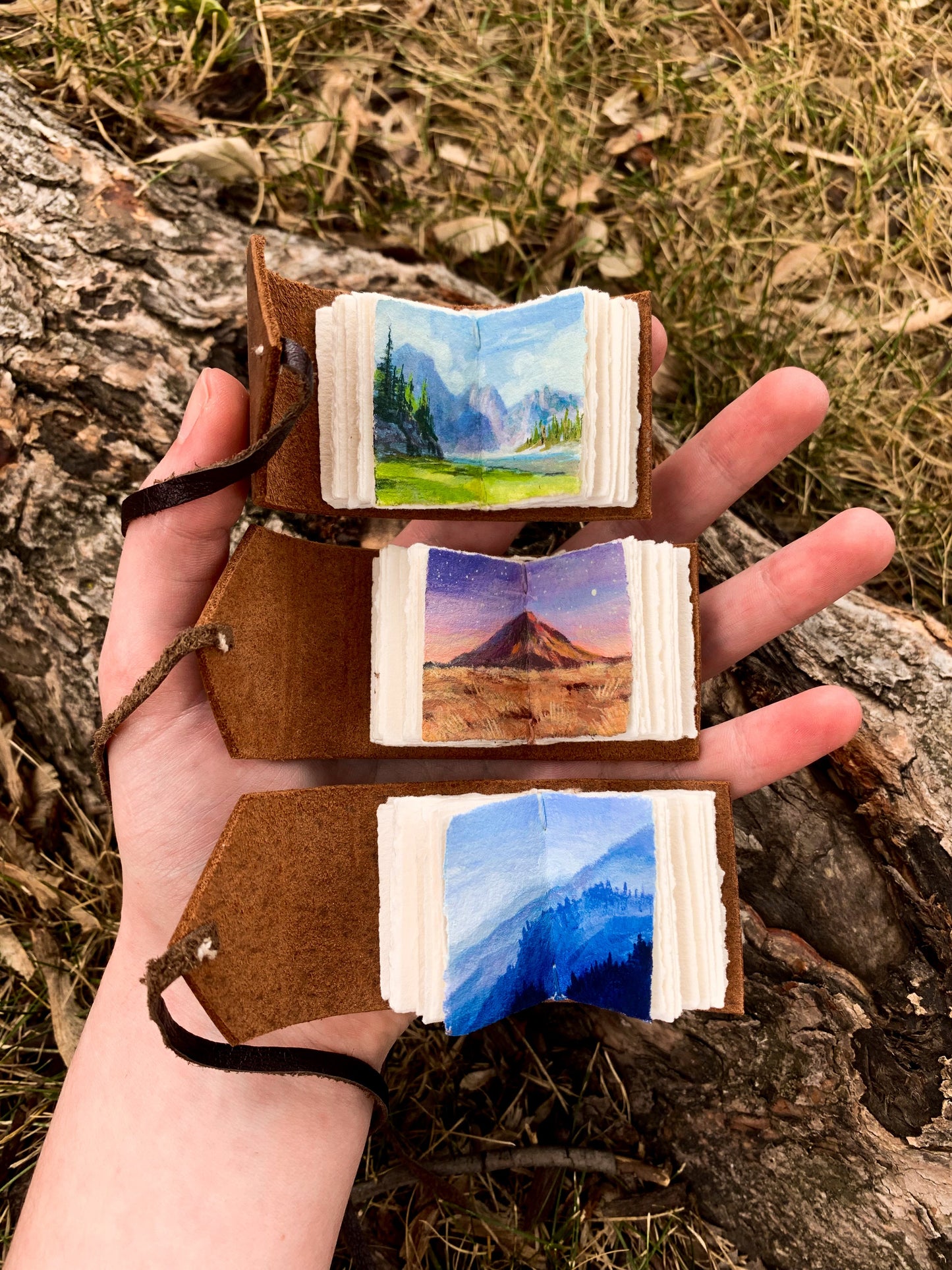 Dusk Volcano Mini Journal